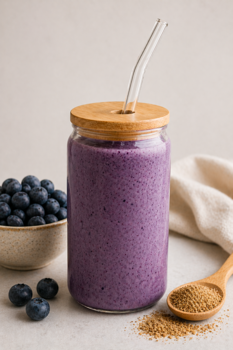 blueberry protein shake