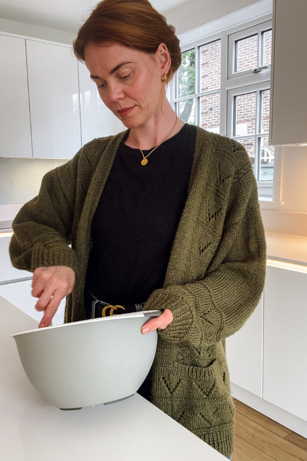 making homemade treats from scratch