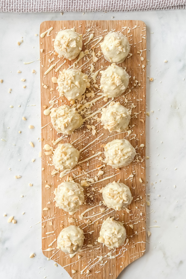 white chocolate bliss balls