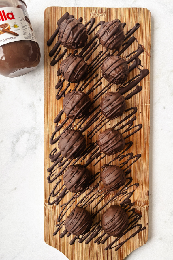 nutella brownie balls