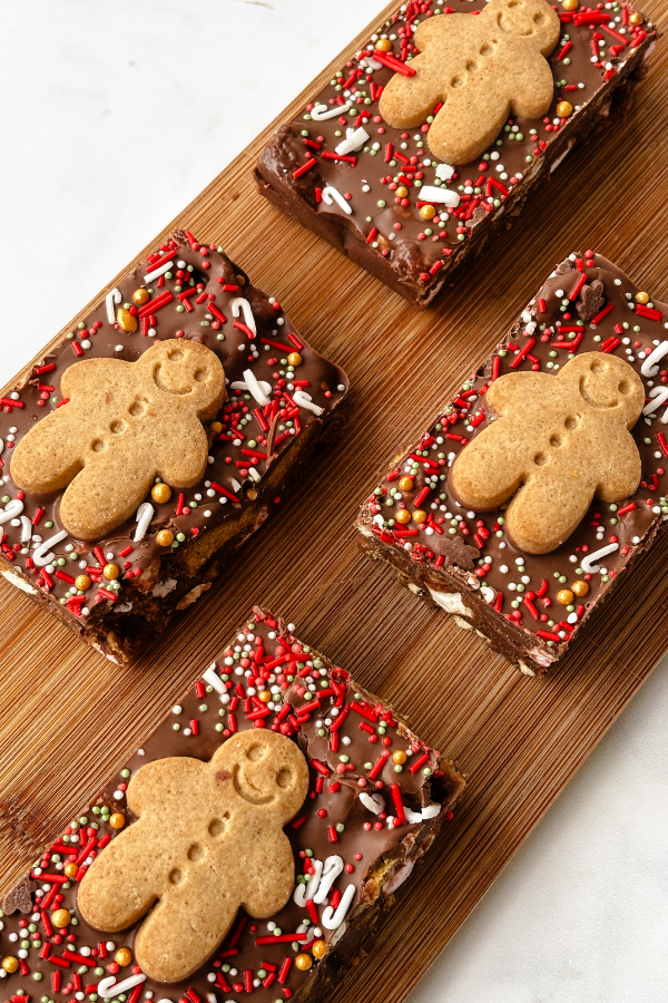 ginger bread rocky road for christmas sweets and treats