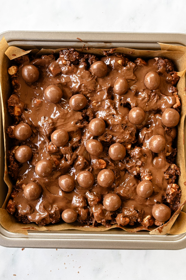 malteaser rocky road topping