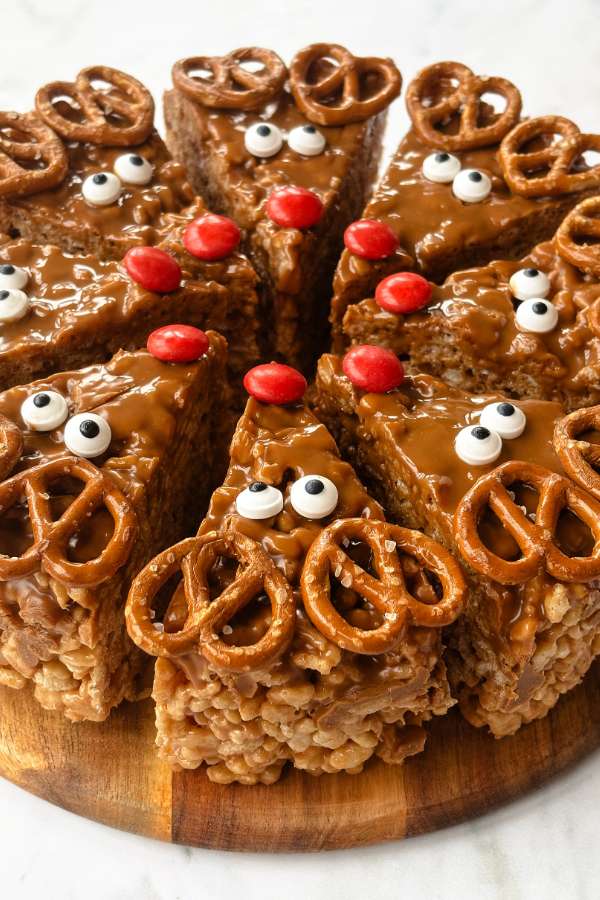 reindeer rice krispie treats