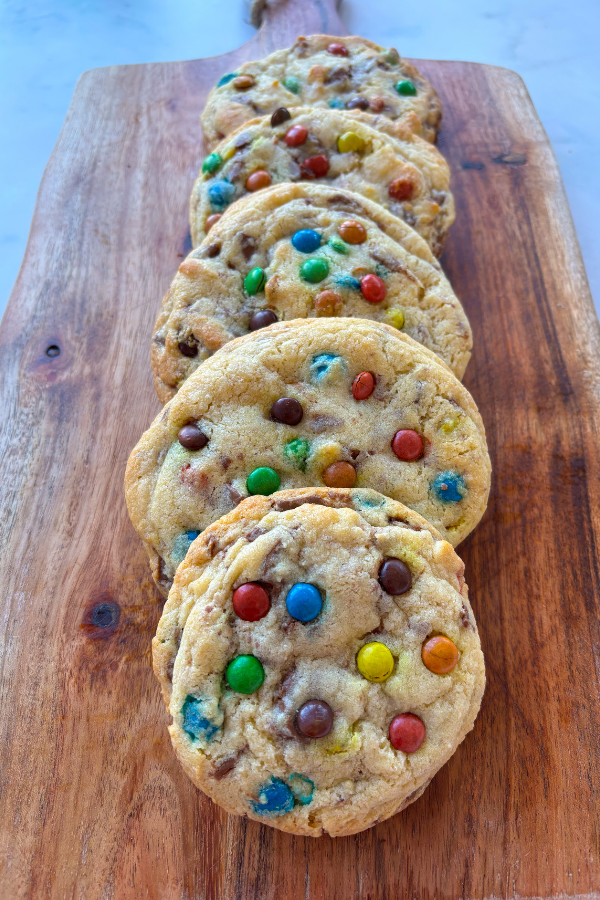 m&m cookies