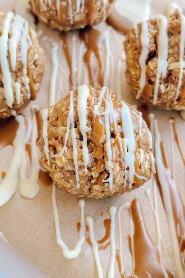 salted caramel protein bites