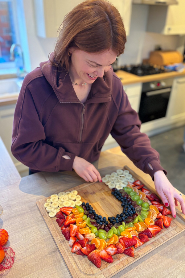 fruit rainbow platter