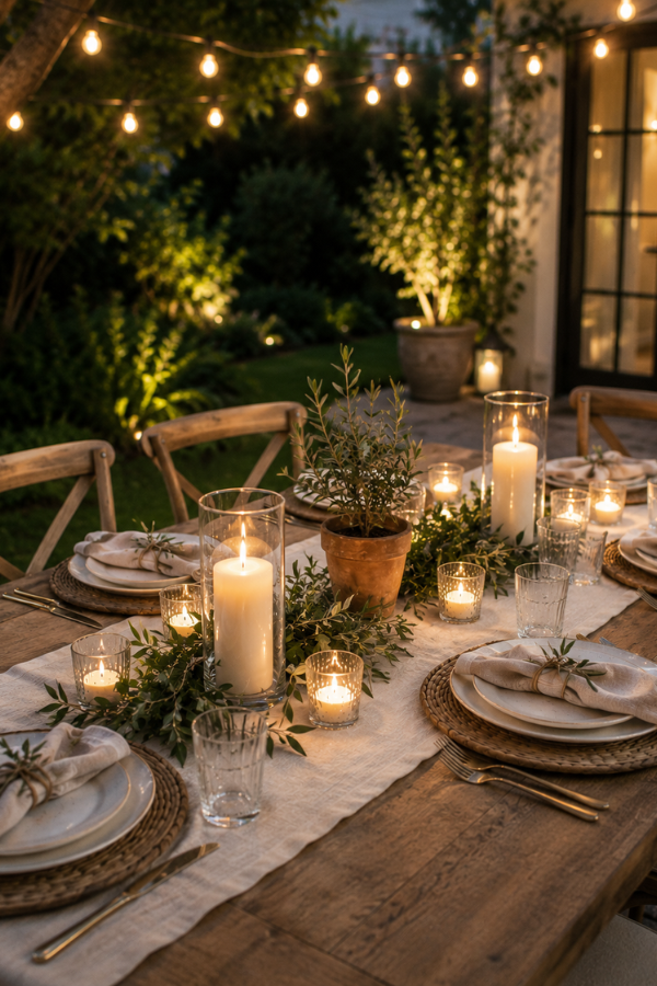 date night table setting idea