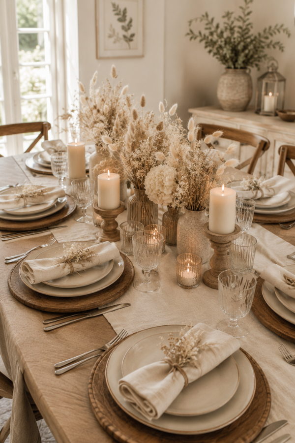 scandinavian table setting
